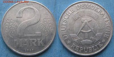 ГДР 2 марки 1982 до 22-06-23 в 22:00 - ГДР 2 марки 1982 А    180-к41-4088