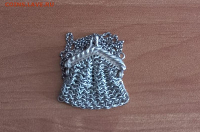 серебряное ювелирное изделие мини кошелек - кс5