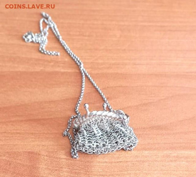 серебряное ювелирное изделие мини кошелек - кс6
