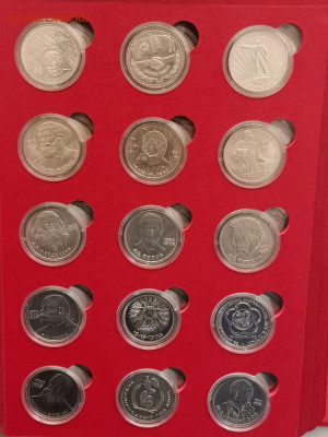 Набор 1,3,5 рублей СССР 1965-1991 АЦ (61шт из 68), до 27.06 - С Альбом СССР АЦ-3
