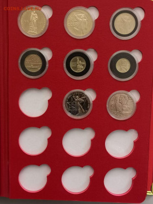 Набор 1,3,5 рублей СССР 1965-1991 АЦ (61шт из 68), до 27.06 - С Альбом СССР АЦ-2