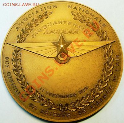 Французские памятные медали, кто может подсказать? - 1976 Франция авиаполк (1).JPG