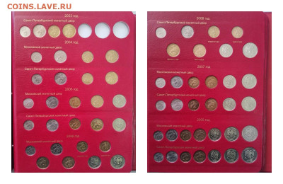 Погодовка России 1999-2022 (252шт) в альбоме, до 02.07 - М Погодовка-51