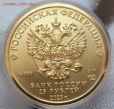25 Рублей 2023 Победоносец 3,11 гр 999пр UNC до 28.06.23 - IMG_20230627_160344
