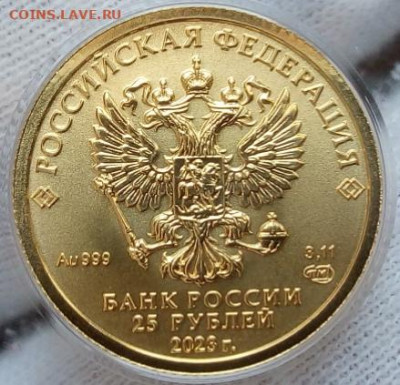 25 Рублей 2023 Победоносец 3,11 гр 999пр (1) UNC до 28.06.23 - IMG_20230627_155118