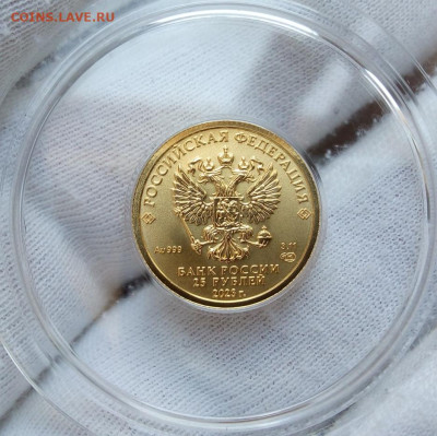 25 Рублей 2023 Победоносец 3,11 гр 999пр (1) UNC до 28.06.23 - IMG_20230627_155101