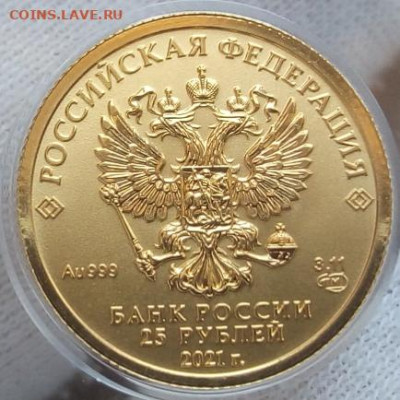 25 Рублей 2021 Победоносец 3,11 гр 999пр (1) UNC до 28.06.23 - IMG_20230627_154158