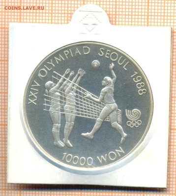 Южная Корея 10000 вон 1987 г., до 06.07.2023 г. в 22.00 по М - Южная Корея 10000 вон 1987ахолдер
