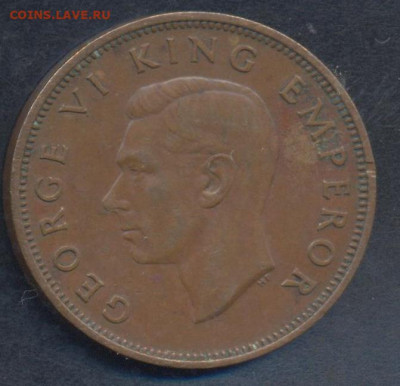 2 пенни 1946 г.7.07.2023 г. 22 -00 МСК. - полпенни 1946 1