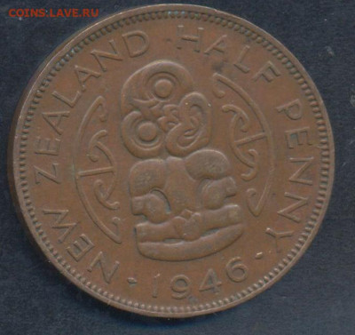 2 пенни 1946 г.7.07.2023 г. 22 -00 МСК. - полпенни 1946