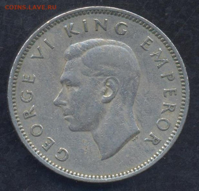 Новая Зеландия шиллинг 1947 г.7.07.2023 г. 22 -00 МСК. - шиллинг 1947 1