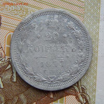 20 копеек 1877 г. СПБ HI. Александр II - DSCN5353.JPG