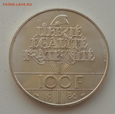 Франция 100 фр.1986(статуя Свободы) до 09.07.23 в 22-00. - IMG_20230704_195748