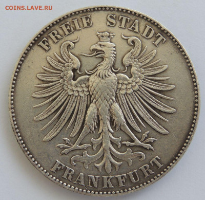 Талер 1859 года Франкфурт "100 лет со дня рождения Шиллера" - DSCN0847.JPG