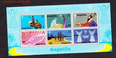 Ангжилла 1974 рождество лист ** до 10 07 - 18