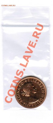 Англия пол пенни proof 1970г. КОРАБЛИК - CCF11112011_00001
