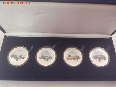 2дол 2006 Острова Кука - Автомоб 30-х (4шт), Ag999, до 13.07 - ЯЯ Машины-1