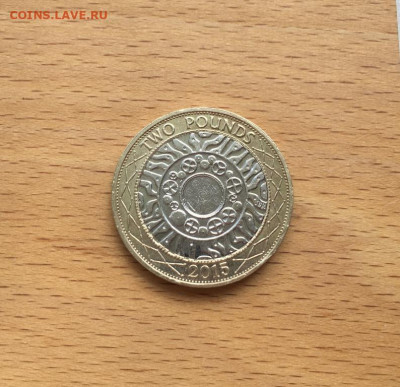 биметалл Великобритания 2 фунта 2015 Королева Елизавета II - bimetall_velikobritanija_2_funta_2015_koroleva_elizaveta_ii