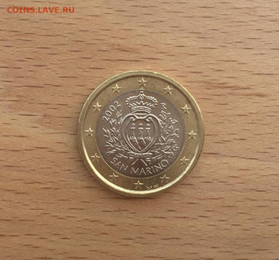 биметалл 1 евро Сан-Марино 2002 UNC - bimetall_1_evro_san_marino_2002_unc
