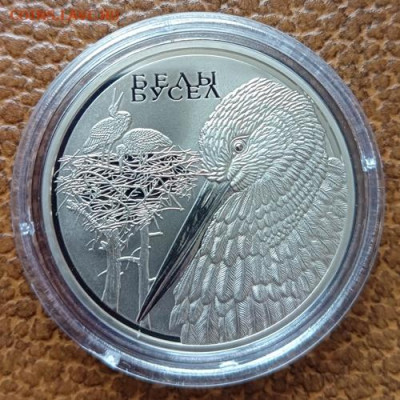Беларусь 1 рубль 2009 года. Белый аист. - IMG20230511121358
