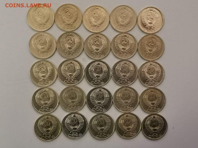 50 копеек 1961-91 набор Погодовка (25шт), до 18.07 - СС 50коп набор 25шт-2