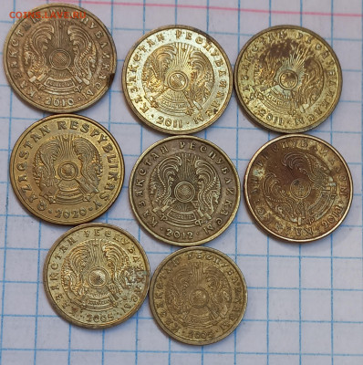 Казахстан 1-2-5-10-20-50-100 тенге (1283 тенге) С РУБЛЯ - 20230716_160639