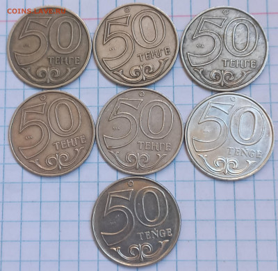 Казахстан 1-2-5-10-20-50-100 тенге (1283 тенге) С РУБЛЯ - 20230716_155919