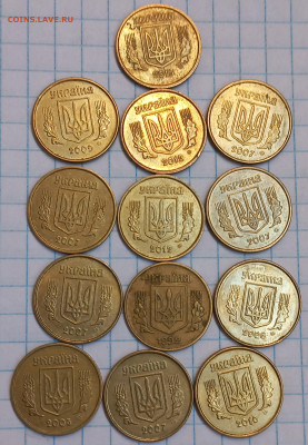 Украина 1-2-5-10-25-50 копеек (58шт)  С рубля до 20.07.23 - 20230716_164607