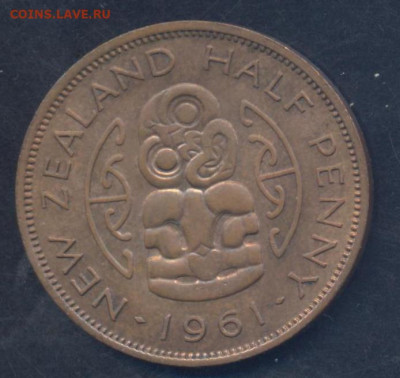 2 пенни 1961 г.19.07.2023 г. 22 -00 МСК. - полпенни 1961
