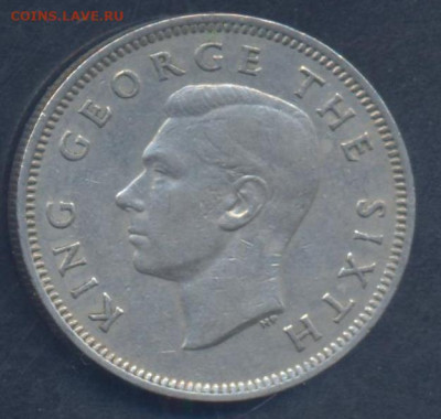 Новая Зеландия шиллинг 1948 г.19.07.2023 г. 22 -00 МСК. - шиллинг 1948 1
