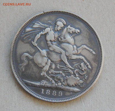 1 крона 1889 года Великобритания - DSCN9549.JPG