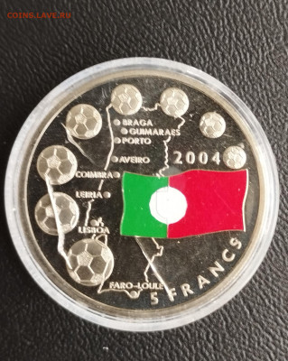 5 франков 2003г. Конго ЧЕ по футболу 2004 до 21.07 - IMG_20230718_074654