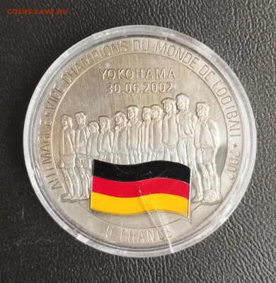 5 франков 2002г. Конго ЧМ по футболу до 21.07 - IMG_20230718_074425