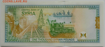 Сирия 1000 фунтов 1997 г. до 26.07.23 - DSCN4243.JPG