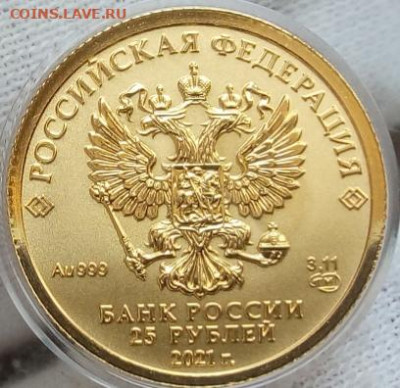 25 Рублей 2021 Победоносец 3,11 гр 999пр до 22.07.23 - IMG_20230705_161634