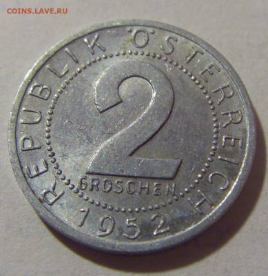 2 гроша 1952 Австрия №1 28.07.23 22:00 М - CIMG4570.JPG