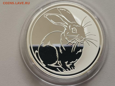 3 рубля 2011 Лунный календарь Кролик, Ag925, до 31.07 - X КРОЛИК-1