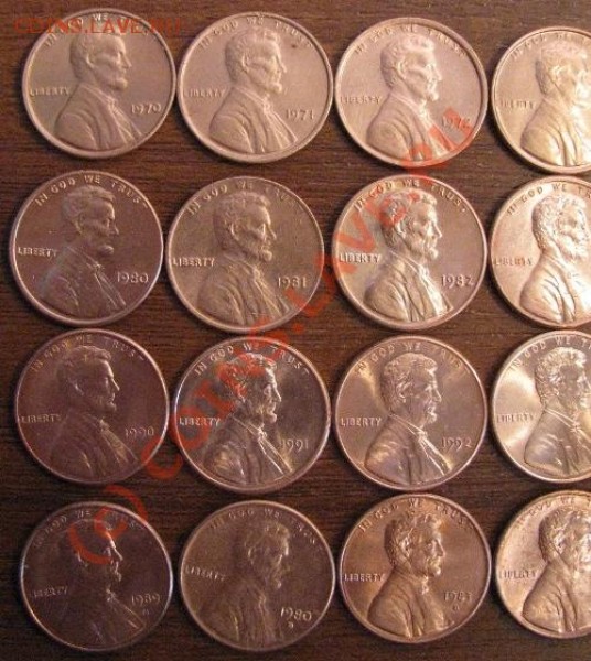 Американские 1 CENT (37 шт., разные) - IMG_2433.JPG