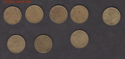 ЧССР 20г 1975-89 по фиксу - 38а