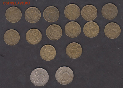 ЧССР 1кр 1962-84; 5кр 1973;79  по фиксу - 40а