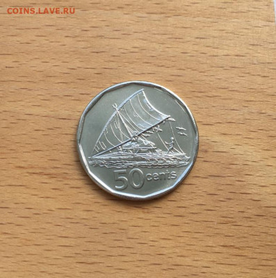 Фиджи 50 центов 2009 Такия Парусник лодка каноэ корабль - fidzhi_50_centov_2009_takija_parusnik_lodka_kanoe_korabl