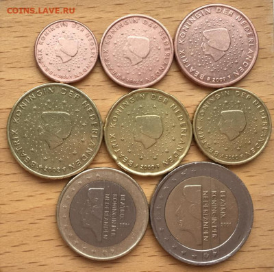набор евро Нидерланды биметалл - nabor_evro_niderlandy_bimetall_2_1_evro_50_20_10_5_2_1_evrocent_2000_2001_2002_2009