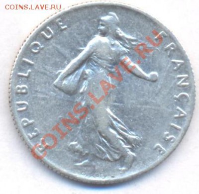 Ag Франция 50 сантимов 1908 г.До 27.12.11 г. 21-00 МСК. - Франция 08.1