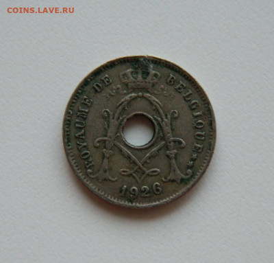 Бельгия 5 сантимов 1926 г. до 02.08.23 - DSCN3640.JPG