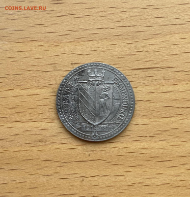 Германия Нотгельд Эммендинген 20 пфенниг 1914 1918 Emmending - IMG_9596.JPG
