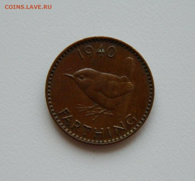 Великобритания 1 фартинг 1940 г. (Фауна)  до 02.08.23 - DSCN3636.JPG