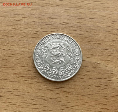 Эстония 1 крона 1933 10-й песенный фестиваль Арфа Серебро - estonija_1_krona_1933_10_j_pesennyj_festival_arfa_serebro_xf_redkaja (1)