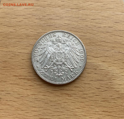 Саксония 2 марки 1909 Лейпцигский университет 500 лет - saksonija_2_marki_1909_lejpcigskij_universitet_500_let_xf_aunc_germanskaja_imperija_germanija_serebro (1)