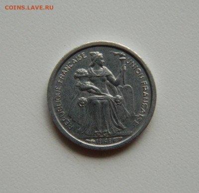 Фр. Новая Каледония 50 сантимов 1949 г. (Фауна) до 03.08.23 - DSCN4605.JPG