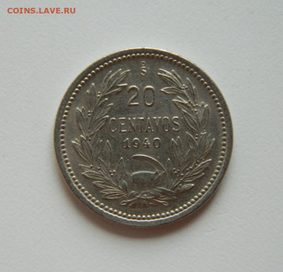 Чили 20 сентаво 1940 г. (Фауна) до 03.08.23 - DSCN4675.JPG
